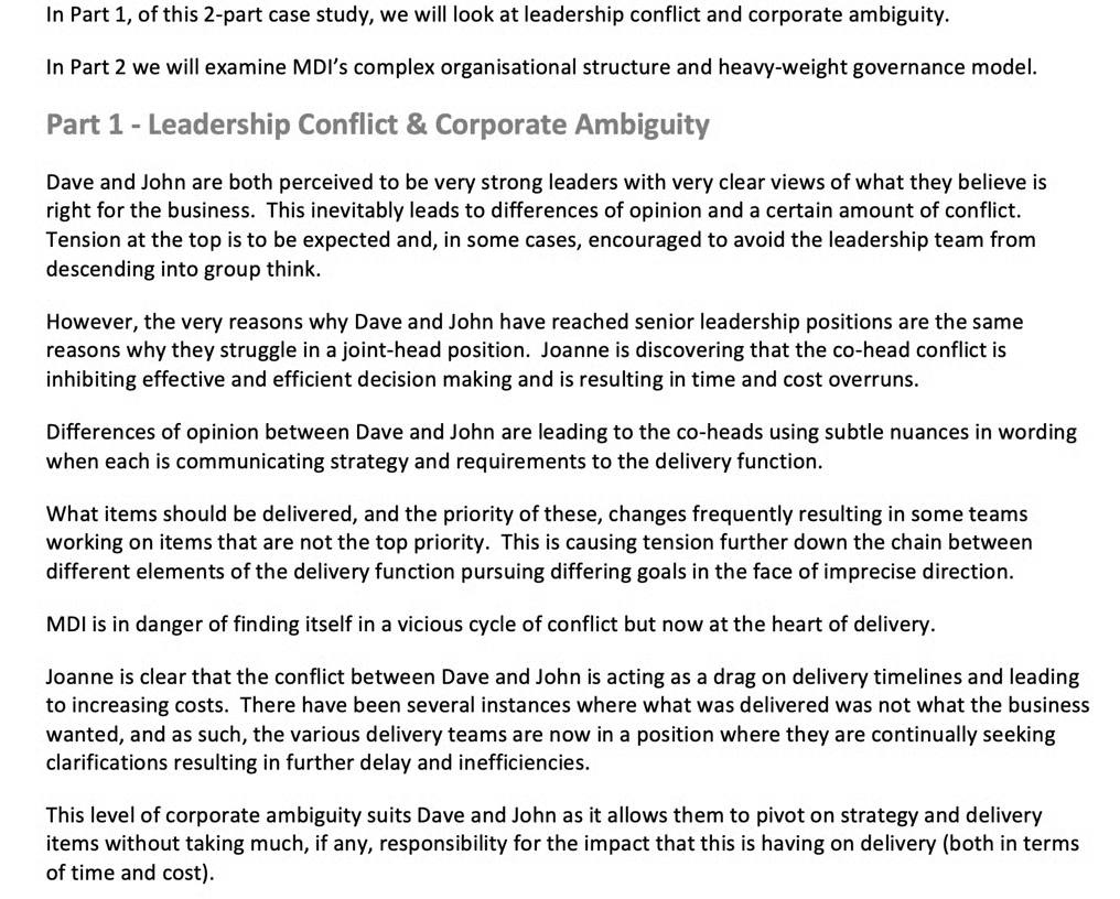 Leadership Conflict Case Study - Page 2